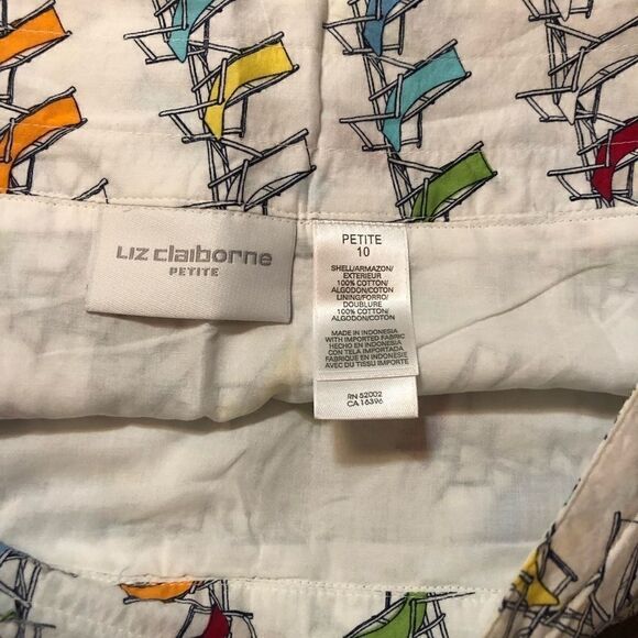 LizāClaiborneĀ loungeāchairāflareāpleatedāskirt - Picture 5 of 5